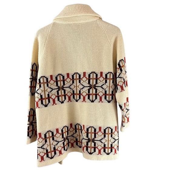 Vintage Sturbridge Open Front Cardigan Sweater 70s  Medium Large - Picture 2 of 5